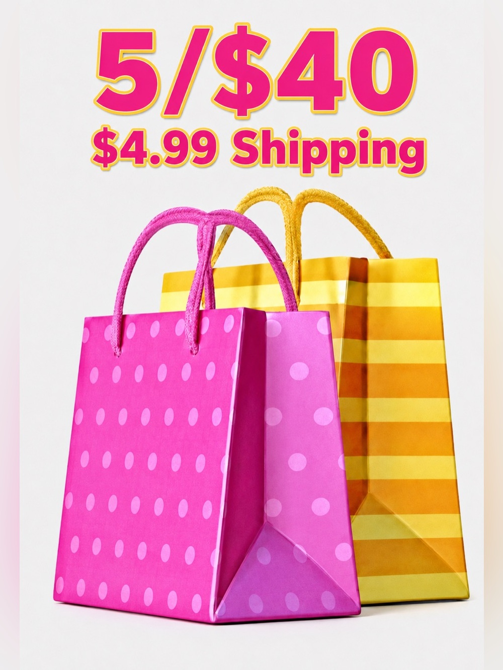 🛍️5/$40 SHOPPING BAG CLOSET CLEAROUT🛍️